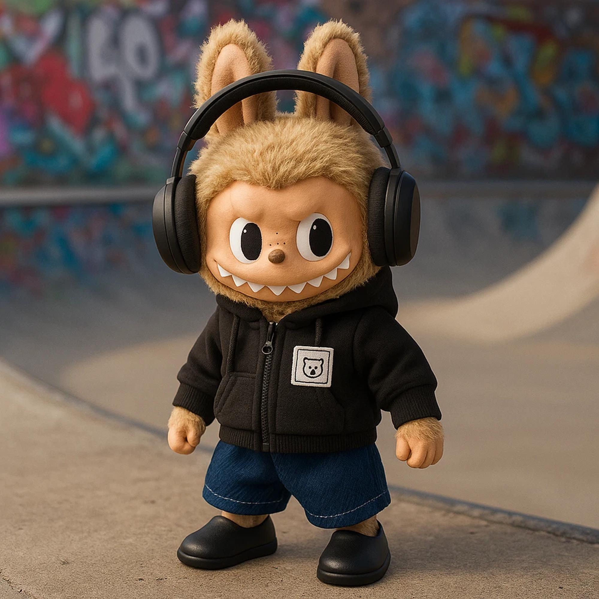 Labubu Outfit Set „Urban Bunny“ – Kleidung & Accessoires