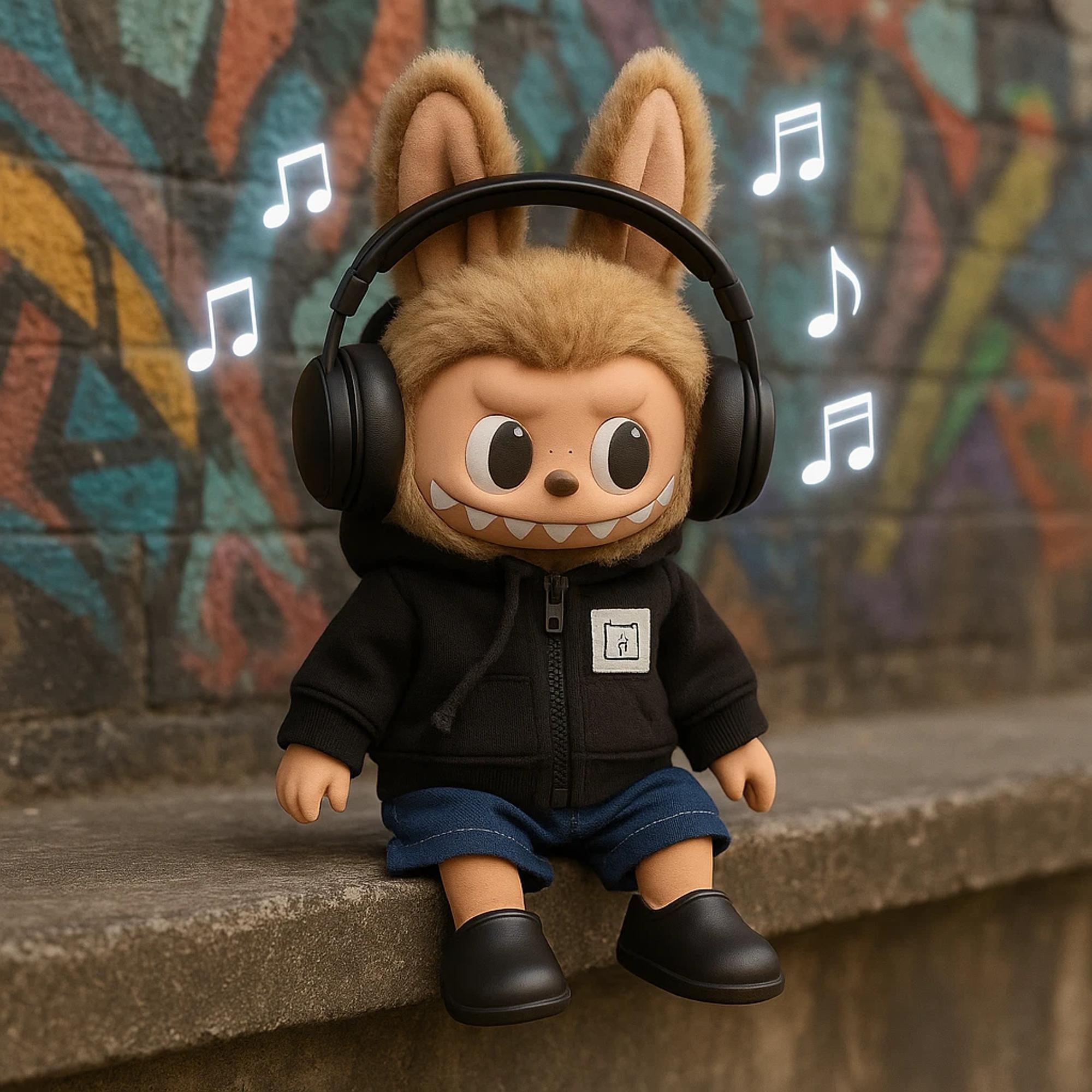 Labubu Outfit Set „Urban Bunny“ – Kleidung & Accessoires