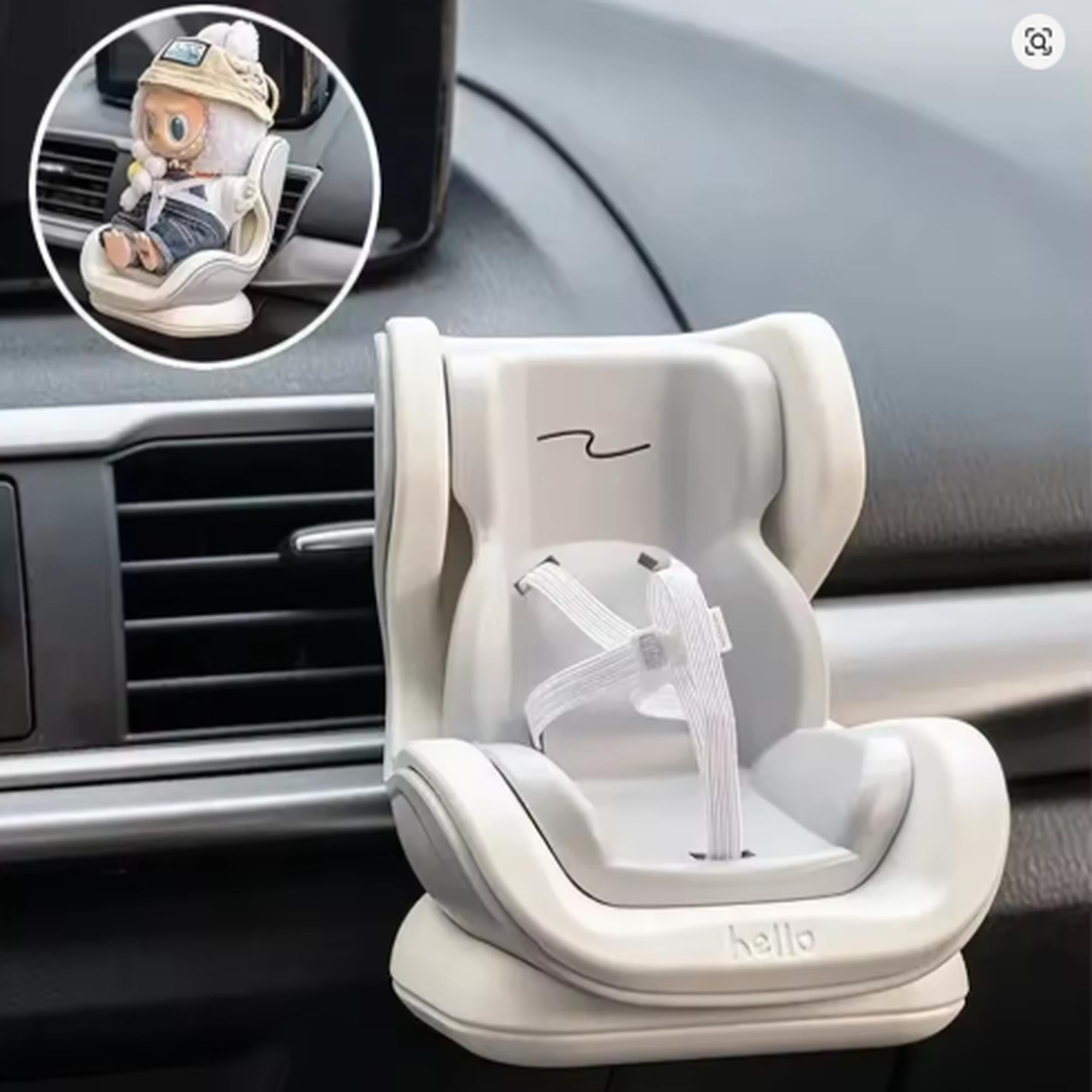 Auto Puppe Sicherheit Sitz 15-17cm Puppe Cartoon Sitz