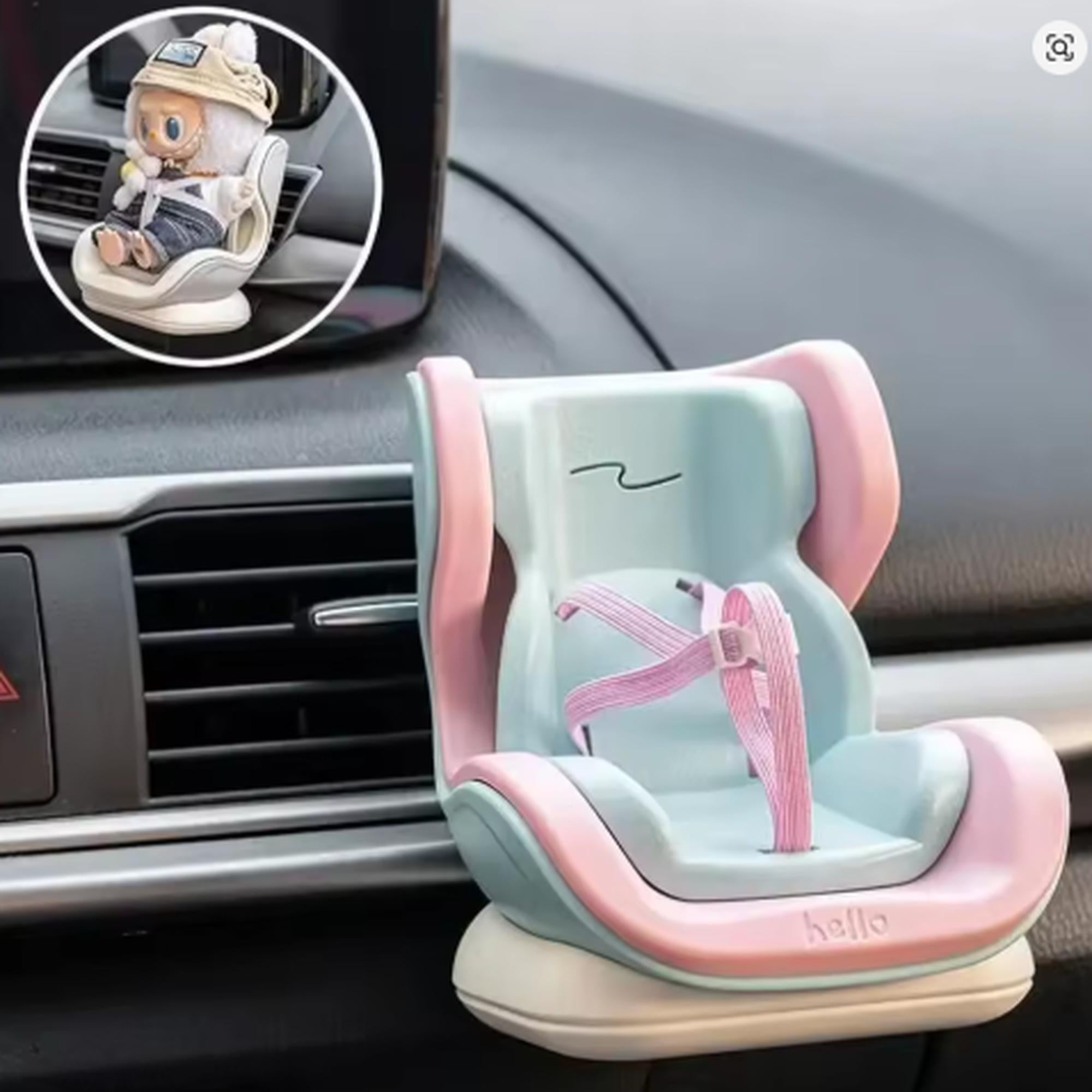 Auto Puppe Sicherheit Sitz 15-17cm Puppe Cartoon Sitz