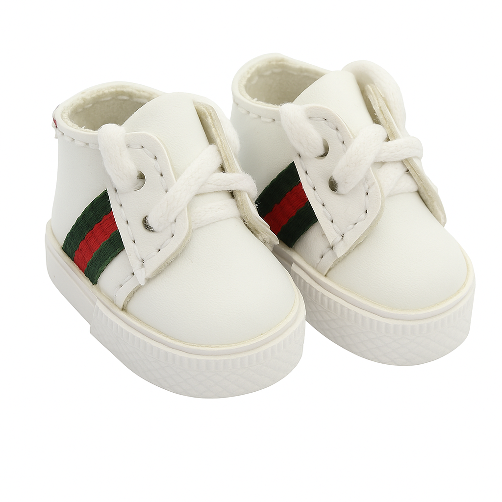 Mini Sneaker „Classic Black“ – Puppenschuhe für Labubu Figuren