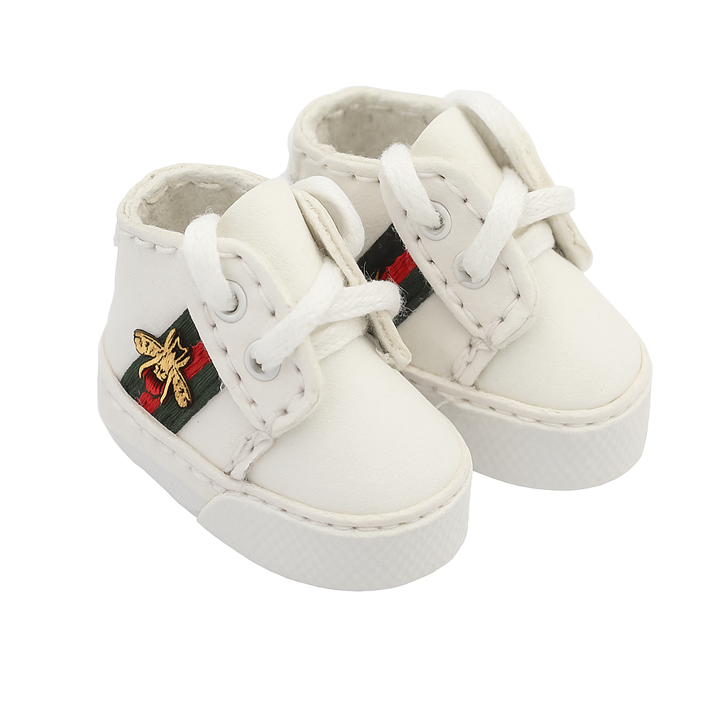 Mini Sneaker „Classic Black“ – Puppenschuhe für Labubu Figuren