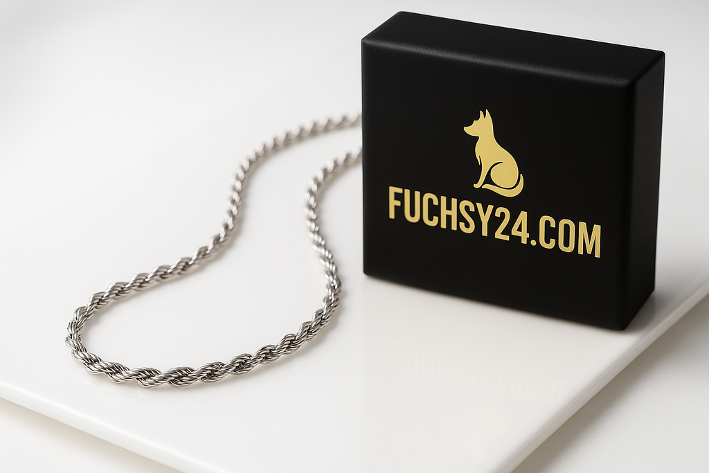 Genuine king chain 925 sterling silver chain – fine cord look
