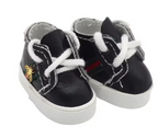 Mini Sneaker „Classic Black“ – Puppenschuhe für Labubu Figuren
