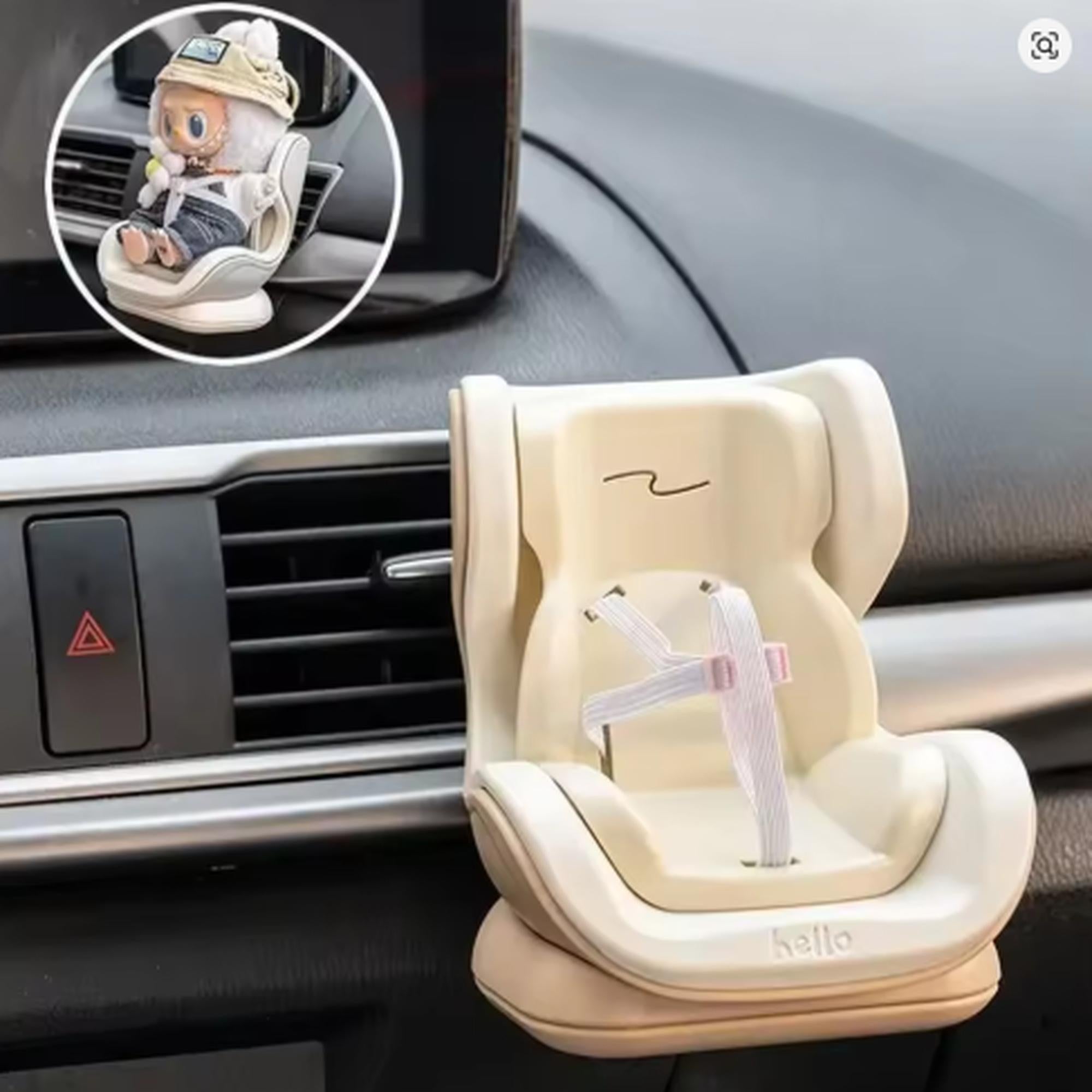 Auto Puppe Sicherheit Sitz 15-17cm Puppe Cartoon Sitz