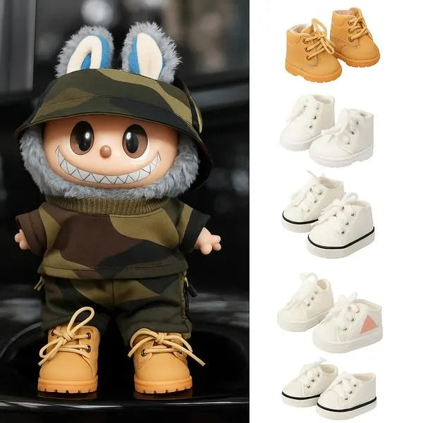 Labubu Schuhe für 15cm-17cm Puppe mit Verschiedenen -Motiven